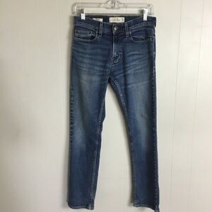 Hollister Dark Blue Jeans Slim Straight Epic Flex Size 28 30